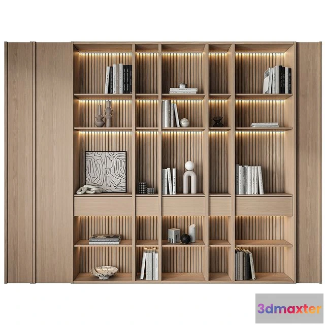 1541517 - Bookcase 029 3D Max