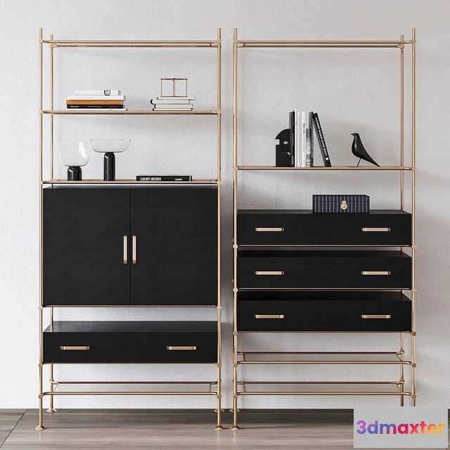 1547245 - Essential Home Delightfull Mulligan bookcase 3D Max