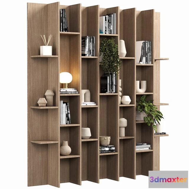 1550731 - Cabinet with shelves 088 3D Max