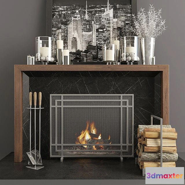 1554119 - Fireplace 36 3D Max