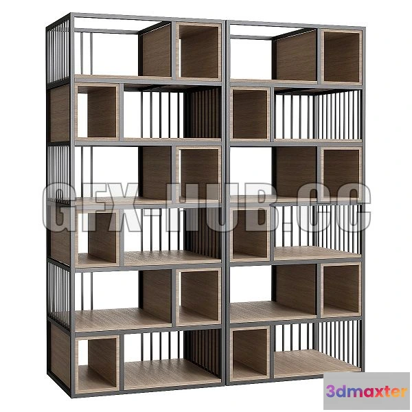 1557779 - Shakedesign Bookcases No 18 3D Max