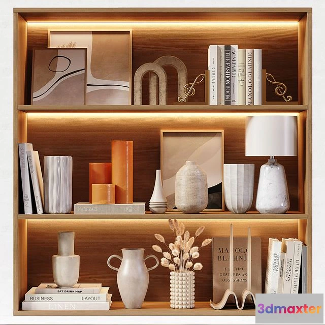1558953 - Shelf Decoration 3D Max