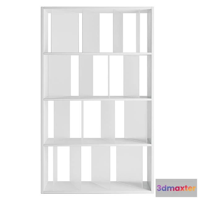 1567838 - Kartell Library Sundial (White-Crystal) 3D Max