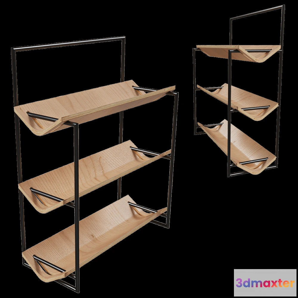 1627860 - Bester Studio - Wine shelf VINKE 3D Max