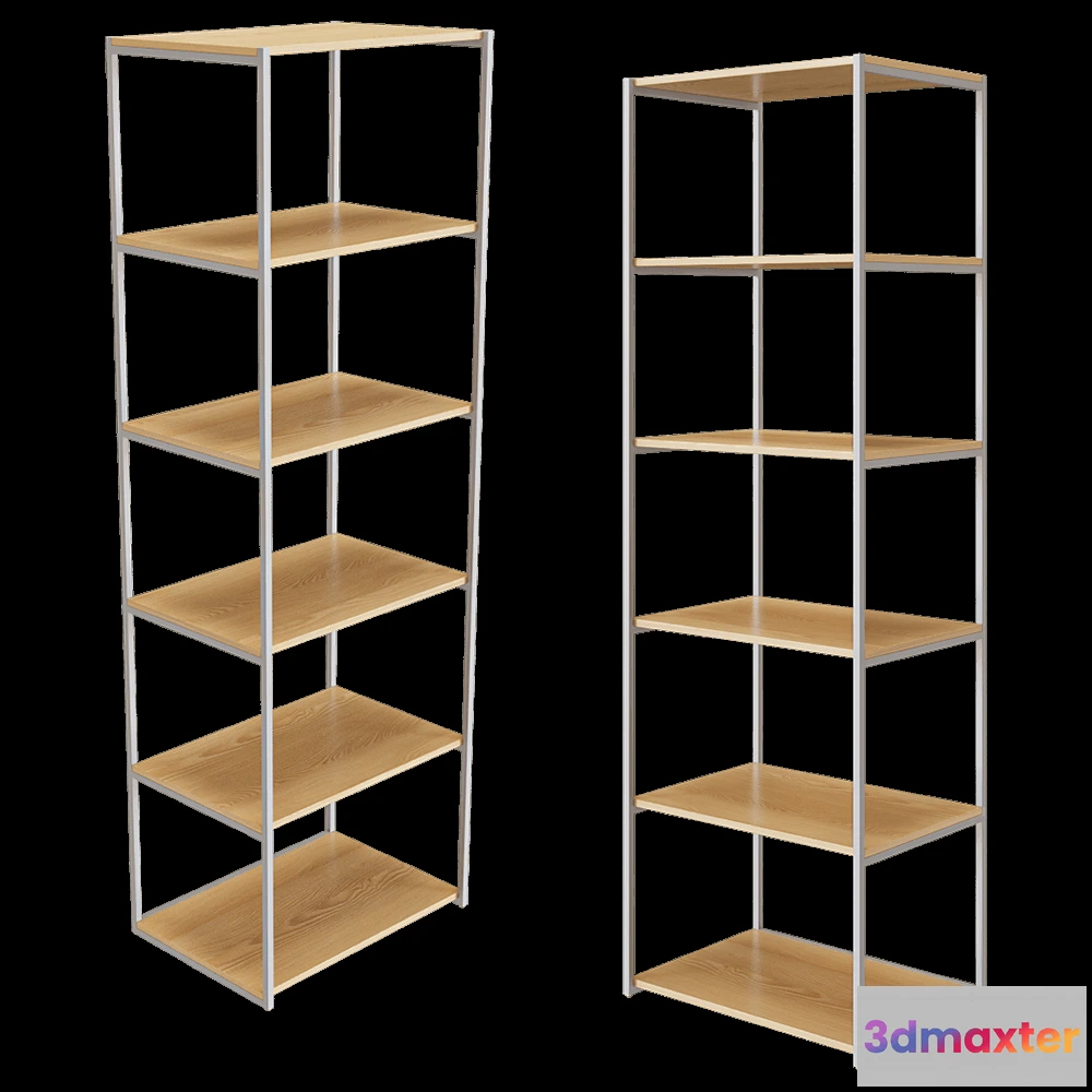 1627864 - Borcas - Bookshelf Slott 3D Max