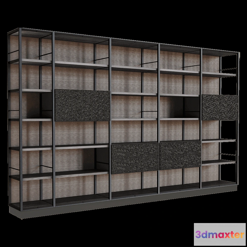 1627930 - CPRN HOMOOD - Bookcase Art.D633 3D Max