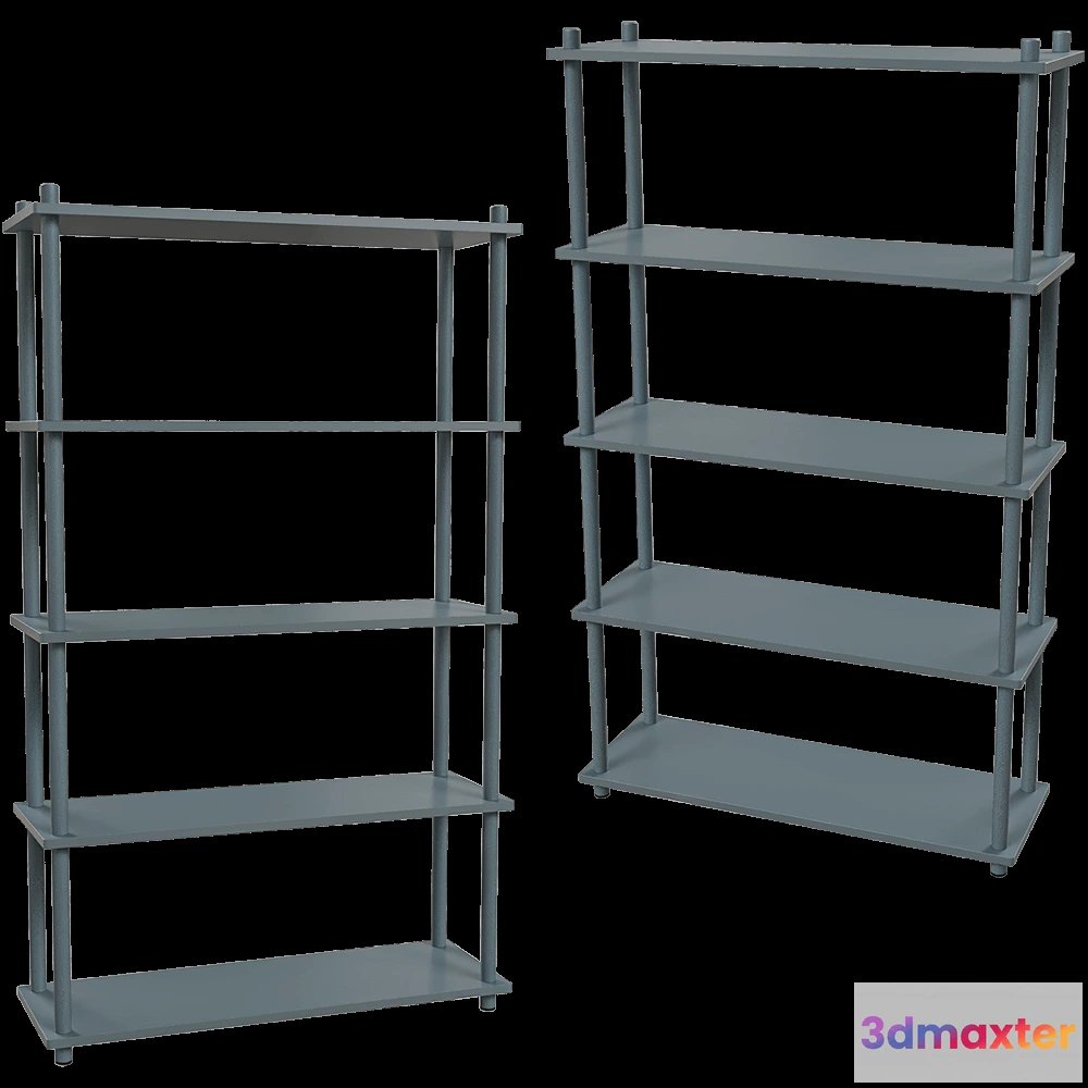 1627936 - Delo - Rack with 5 shelves small Prost 3D Max