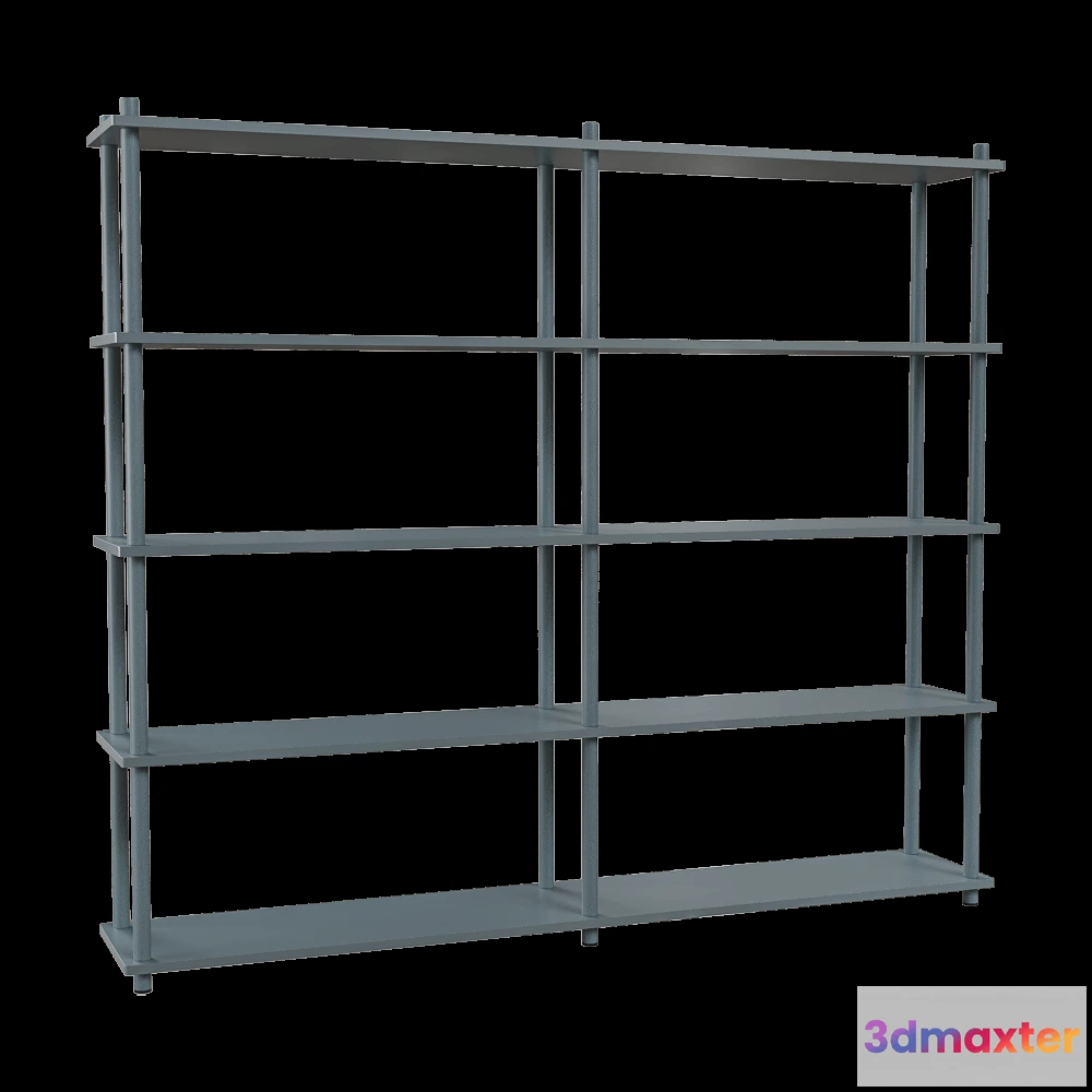 1627938 - Delo - Rack with 5 shelves large Prost 3D Max