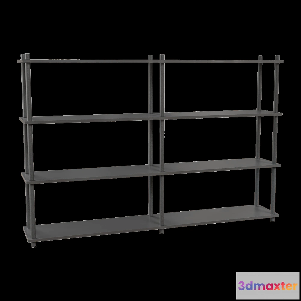1627942 - Delo - Rack with 4 shelves large 3D Max