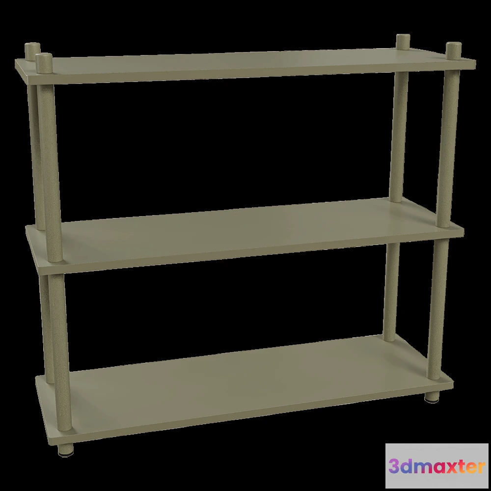 1627944 - Delo - Three tier shelving small Prost 3D Max