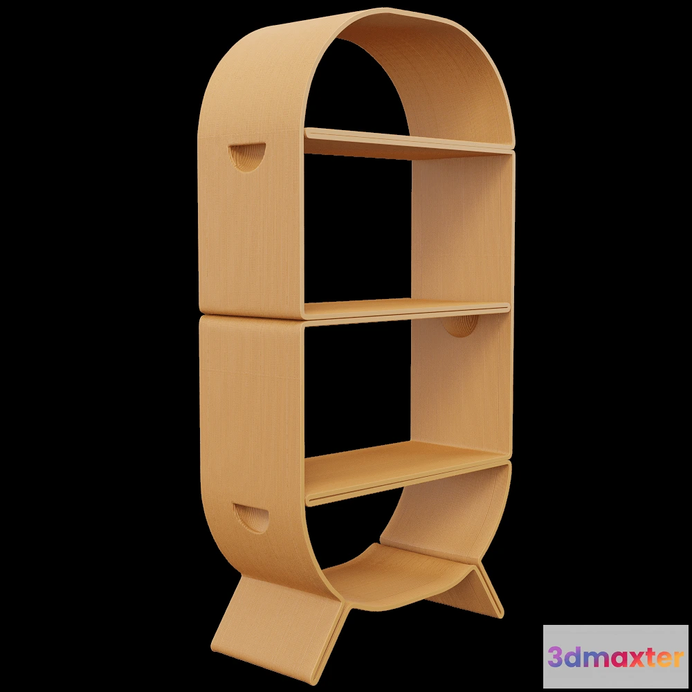 1627962 - Eburet - Bookshelf BATON 3D Max