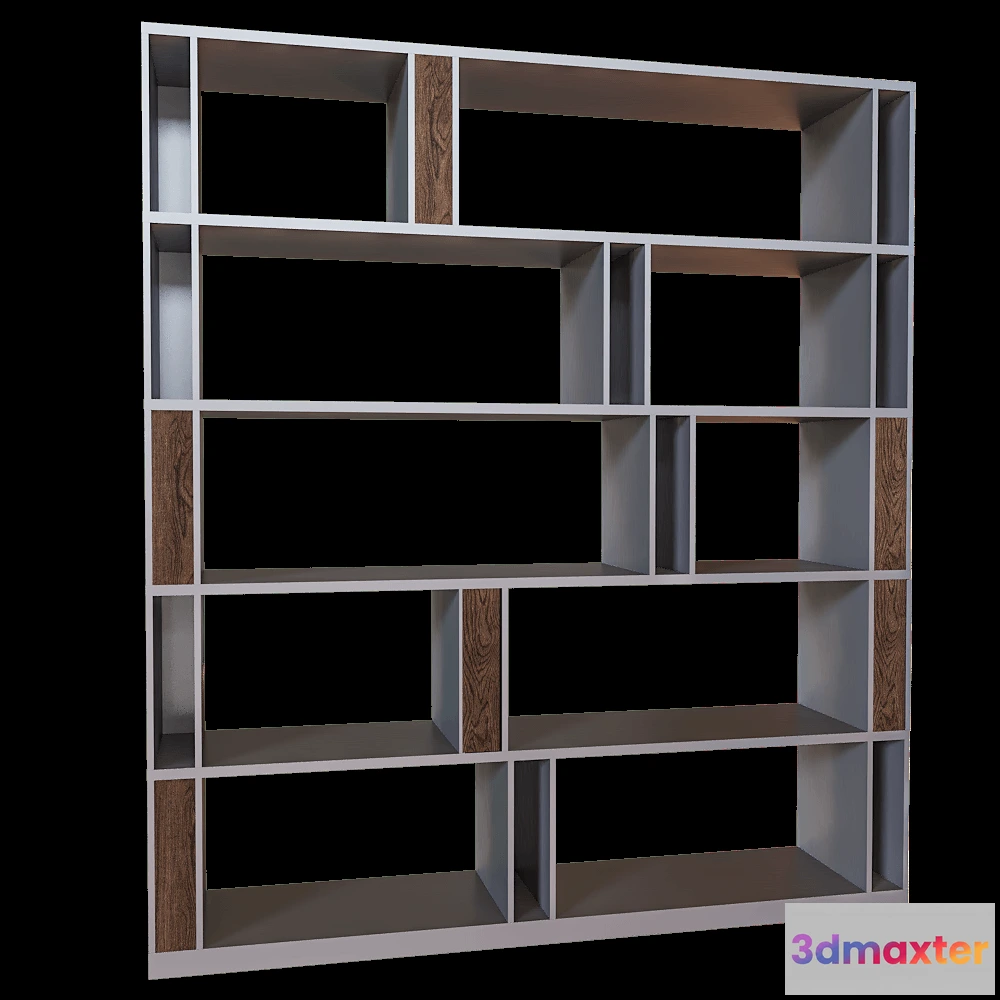 1627978 - EmmeBi - Bookcase Brera 3D Max