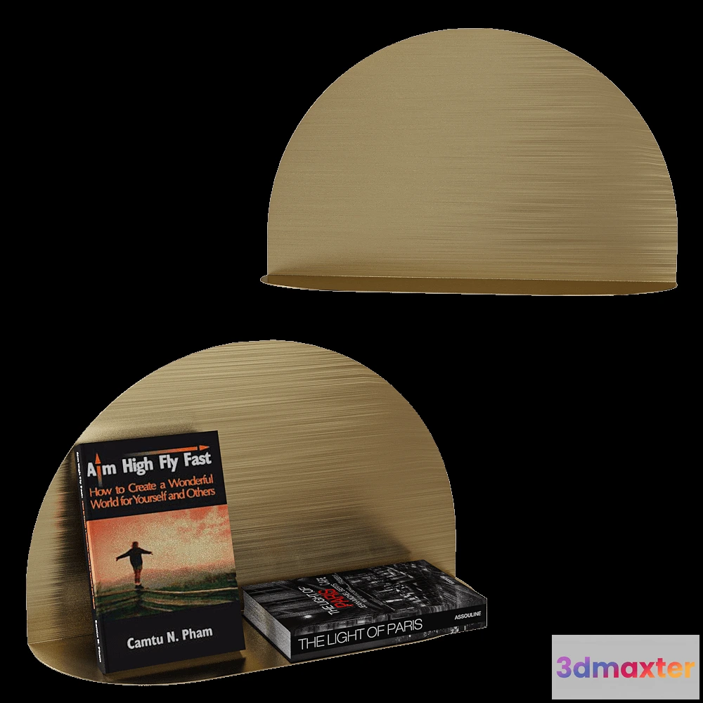 1627984 - ENOstudio - Shelf Archal L Half Moon 3D Max