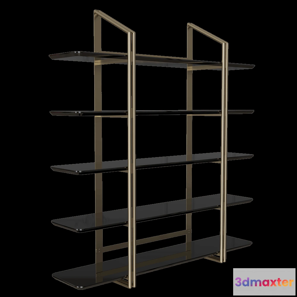 1627986 - Esedra Design  - Shelf Sestante library 3D Max