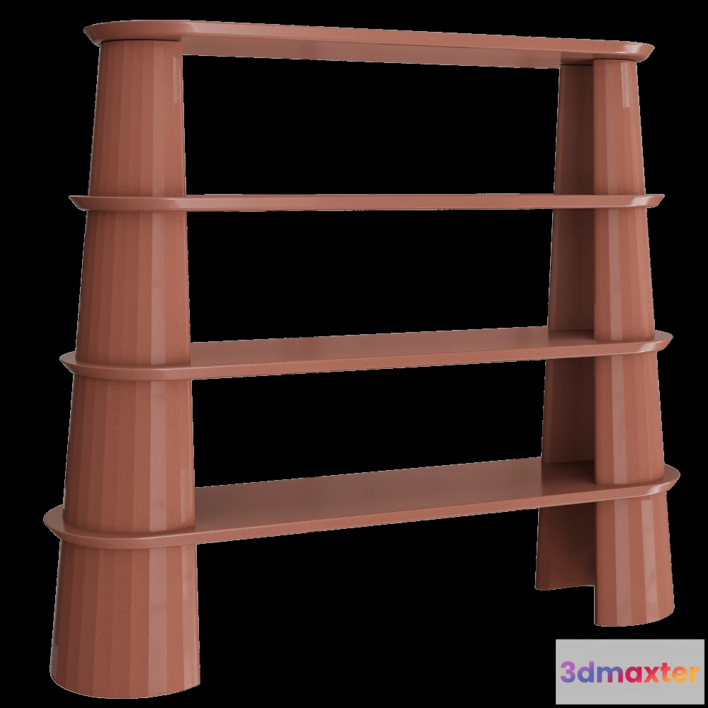 1628002 - Forma&Cemento - Bookshelf Fusto II 3D Max