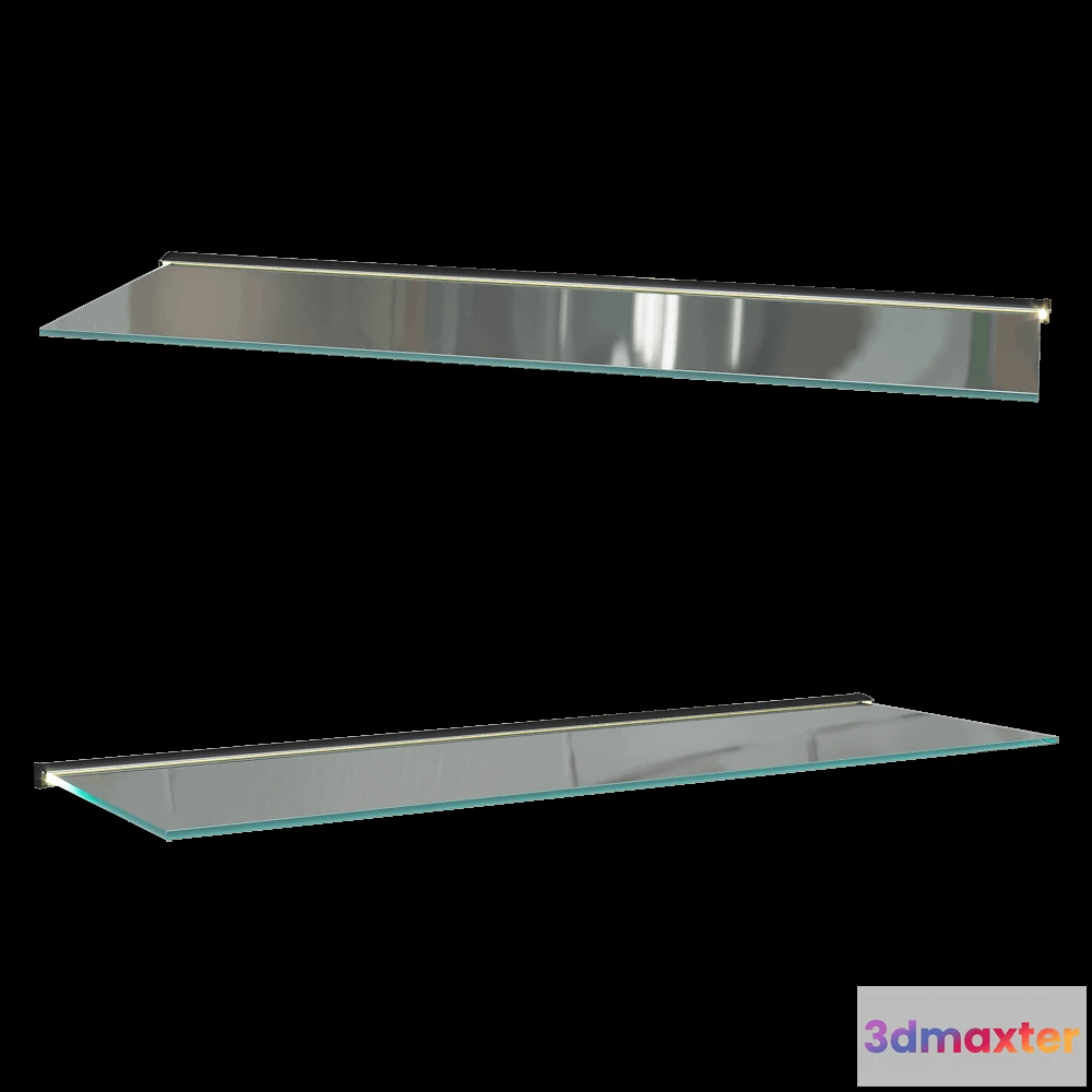 1628042 - GLODE - Illuminated shelf Aura Mini 3D Max