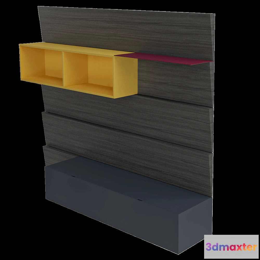 1628058 - IL Loft  - Shelf Flag 3D Max