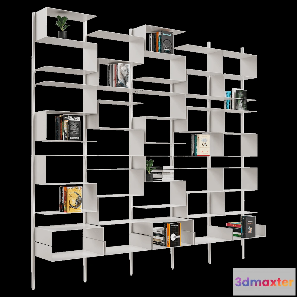 1628062 - Kriptonite - Bookshelf 25-52 3D Max