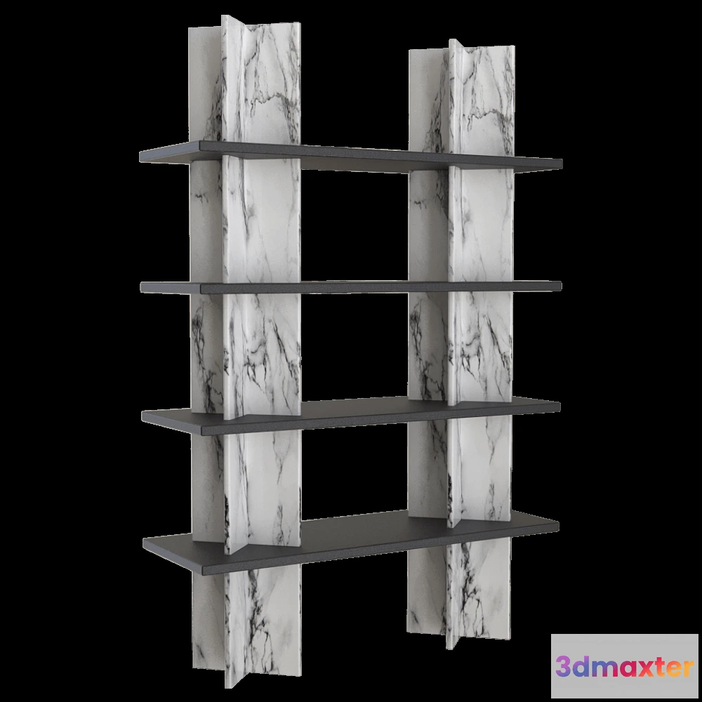1628078 - La Chance - Shelving system MONUMENT 3D Max