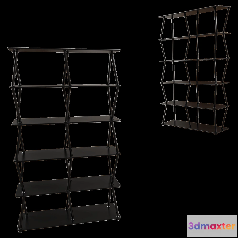 1628084 - Lapalma - Modular bookcase Jazz 3D Max
