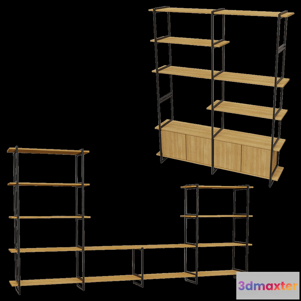 1628092 - Mano Factory - Shelving Paul 3D Max