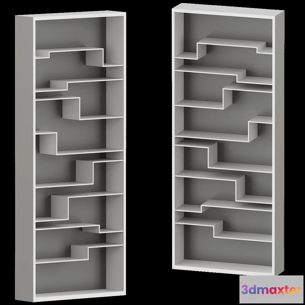 1628116 - MDF Italia - Bookcase Melody 3D Max