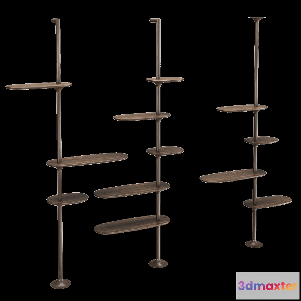 1628138 - Mozea - Bookshelf Flow 3D Max