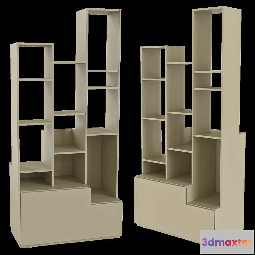 1628156 - Nunc - Shelves Sfumato module C 3D Max