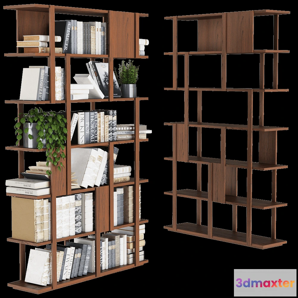 1628178 - Pacini & Cappellini  - Bookcase Marila 3D Max