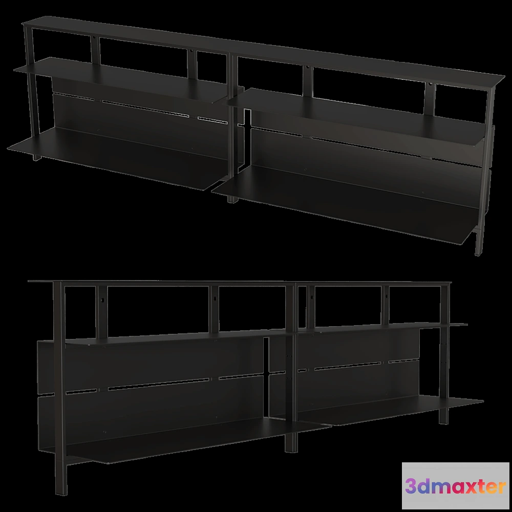 1628210 - Prostoria - Bookshelf Shtef 2 3D Max