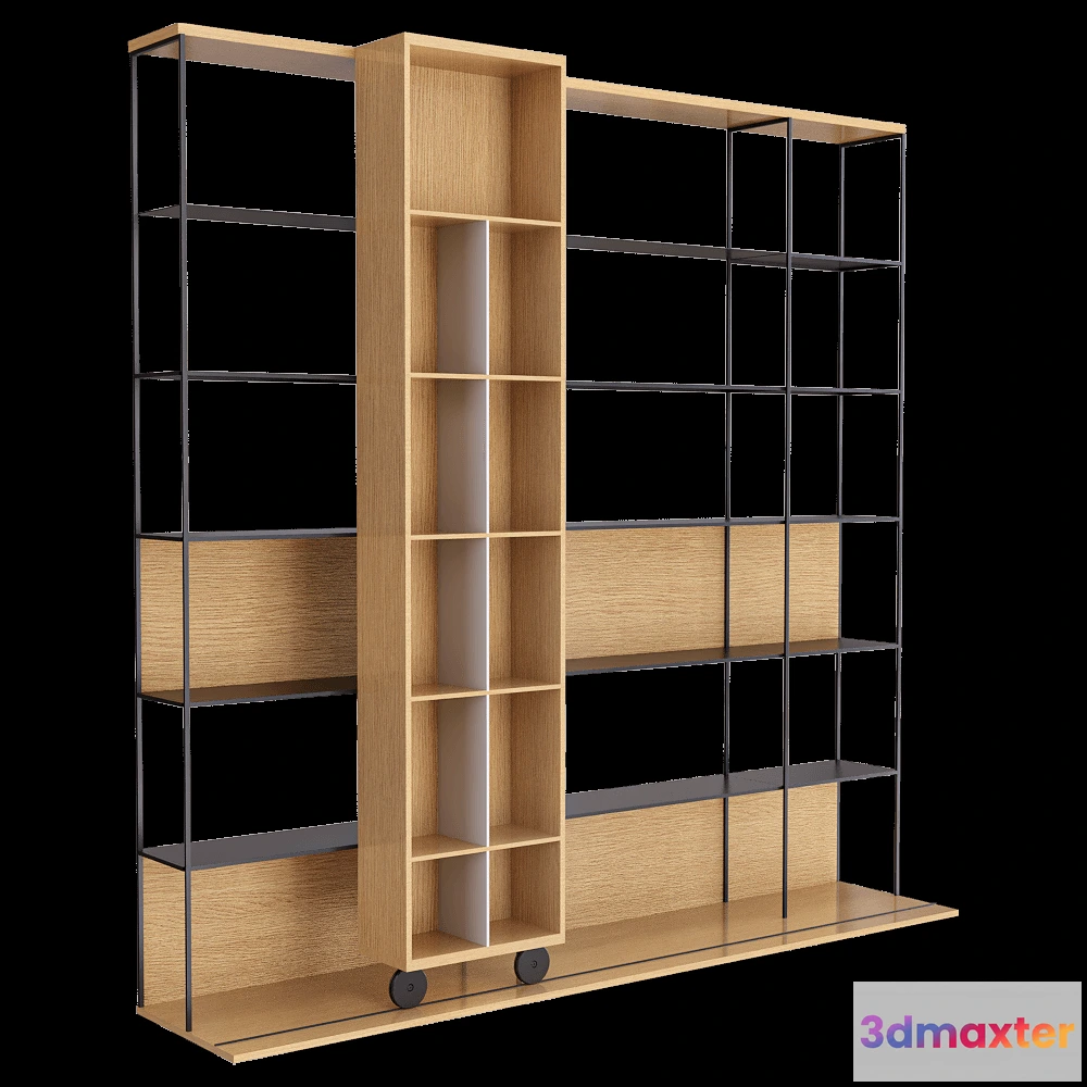 1628218 - Punt Mobles  - Bookshelf Literatura open 3D Max