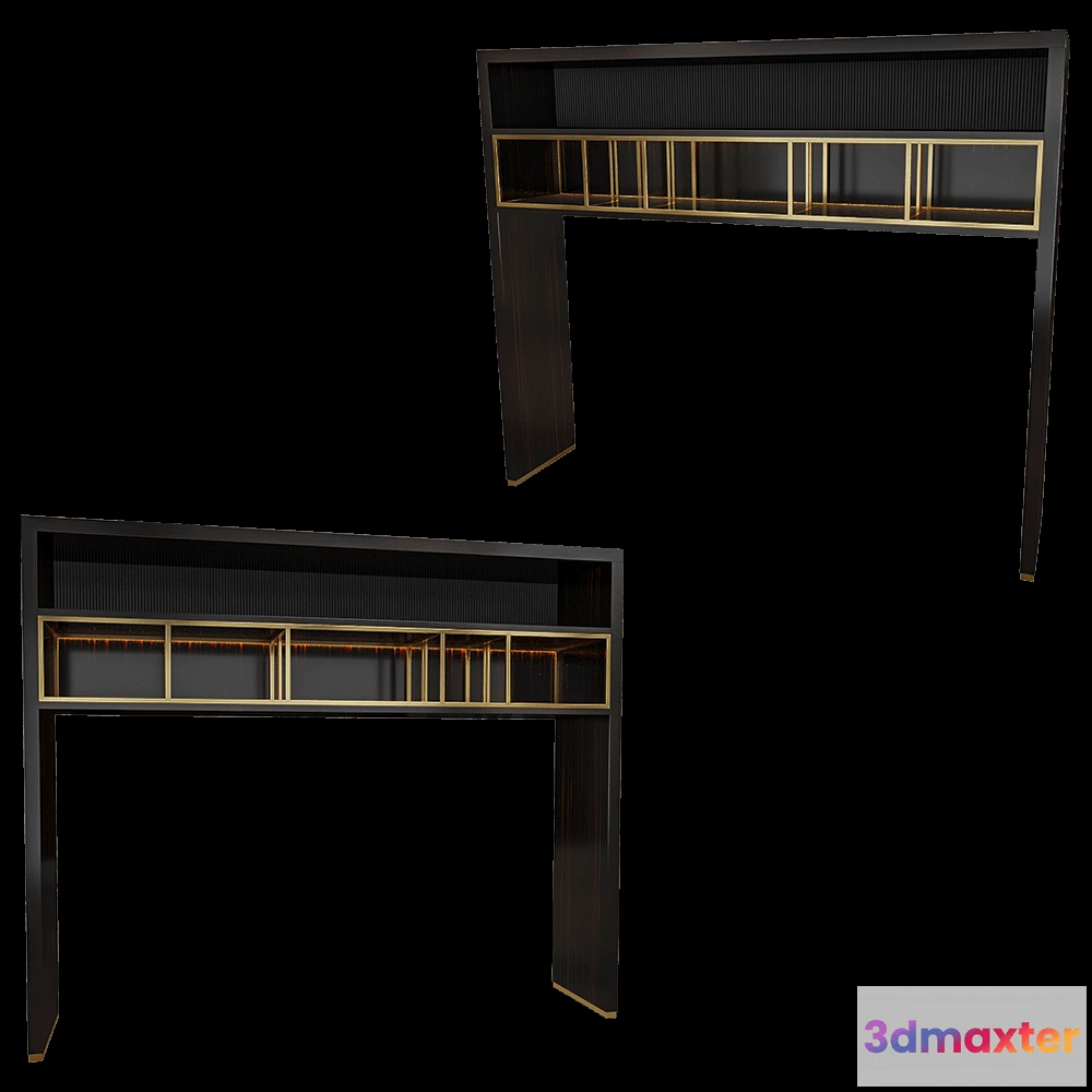 1628226 - SCAPPINI HOME  - Equipped wall unit Clever 3D Max