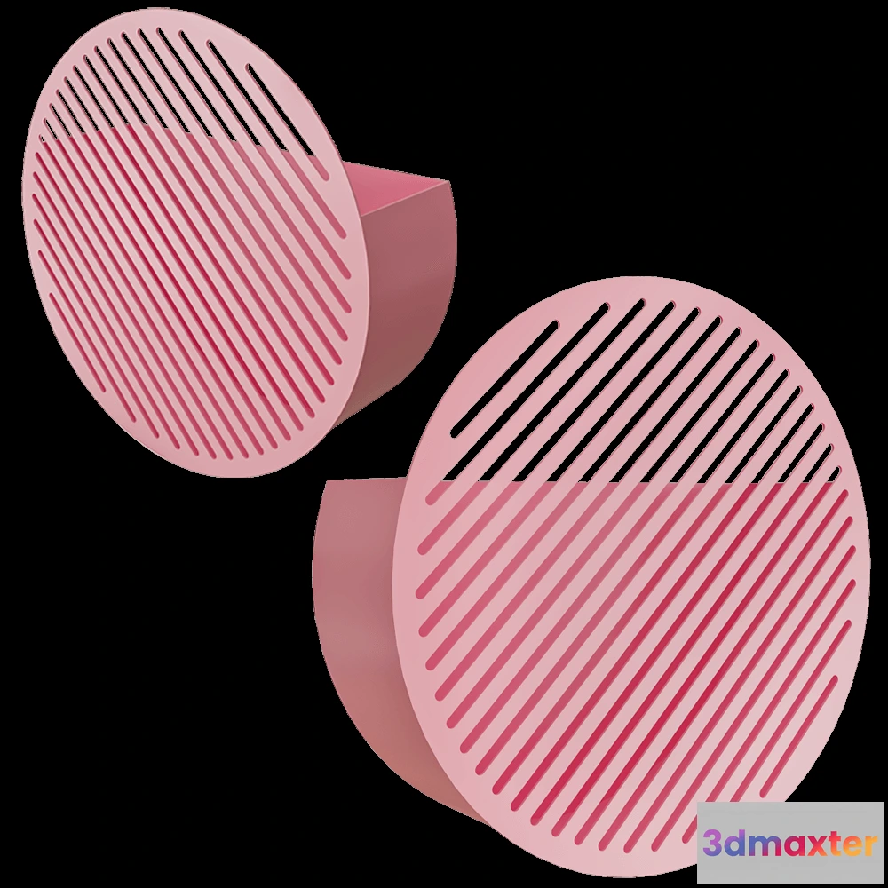 1628248 - SWEDISH NINJA - DIAGONAL WALL BASKET Large 3D Max