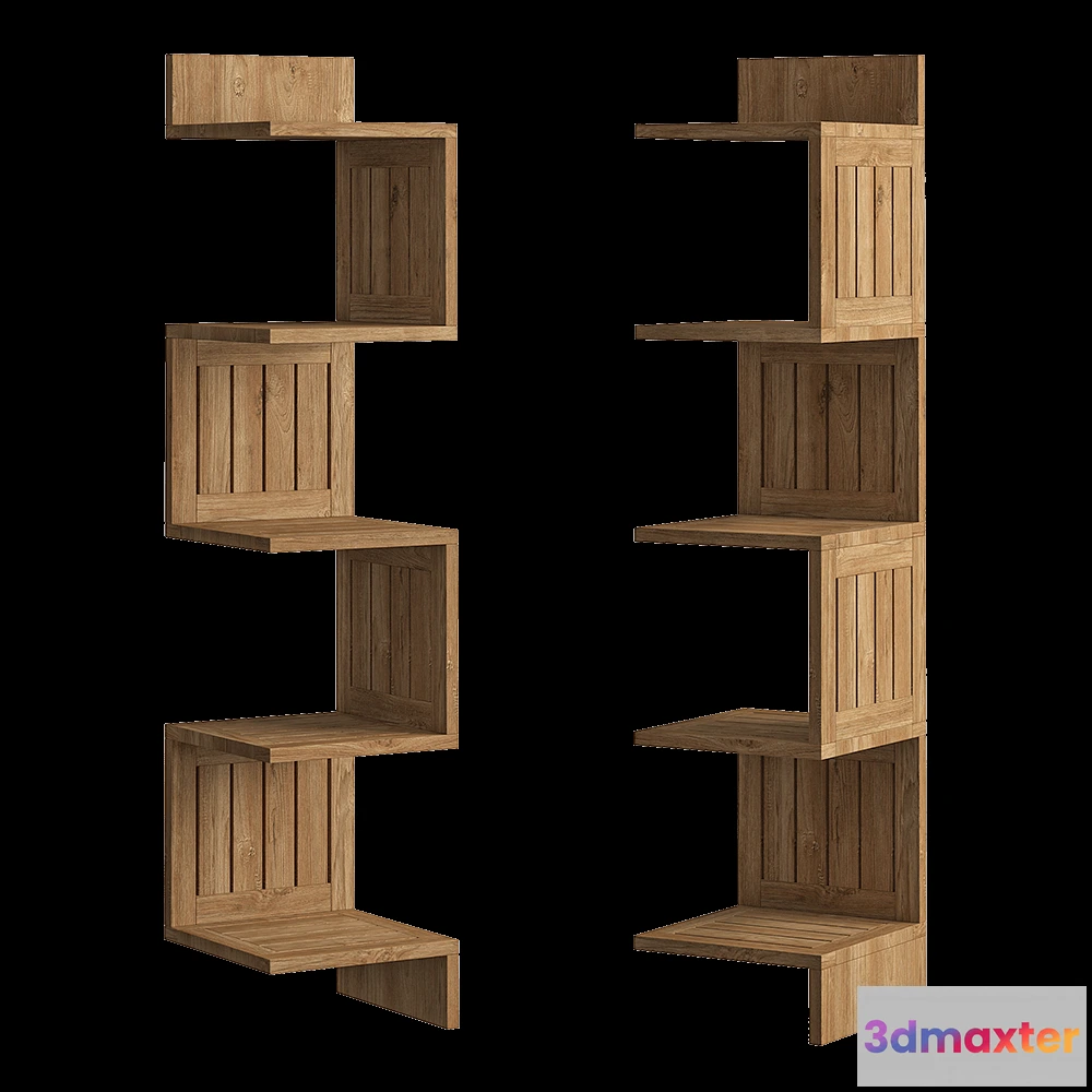 1628266 - Teak House - Shelf Domino 30 3D Max