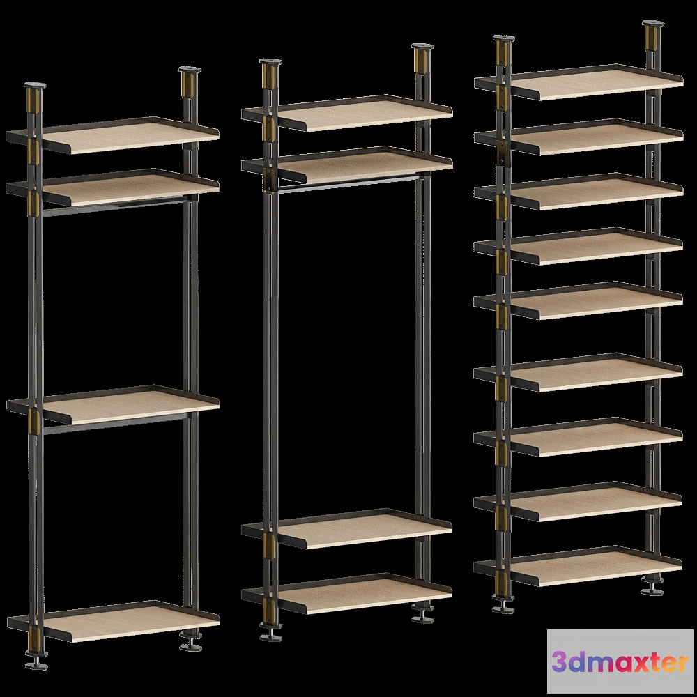 1628276 - Teplo concept - Shelving M1M2M3 3D Max