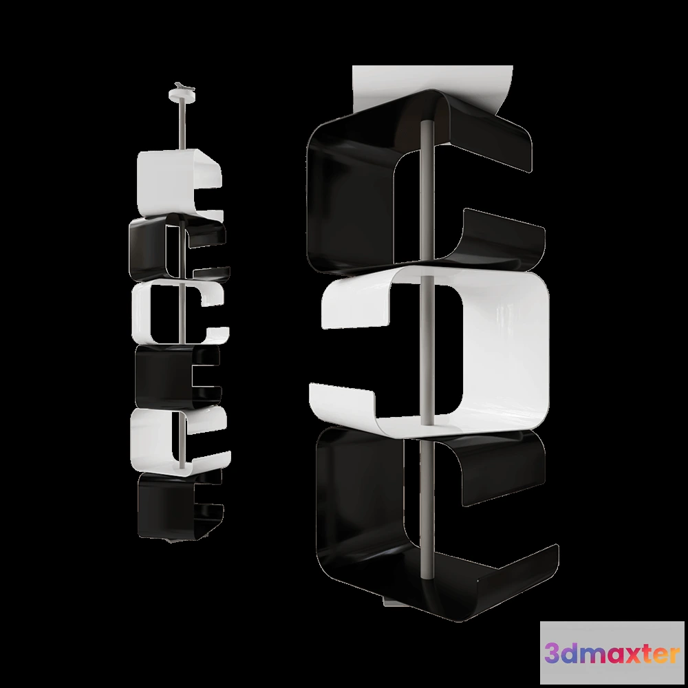 1628442 - Zava - Bookshelf Tico Small 3D Max