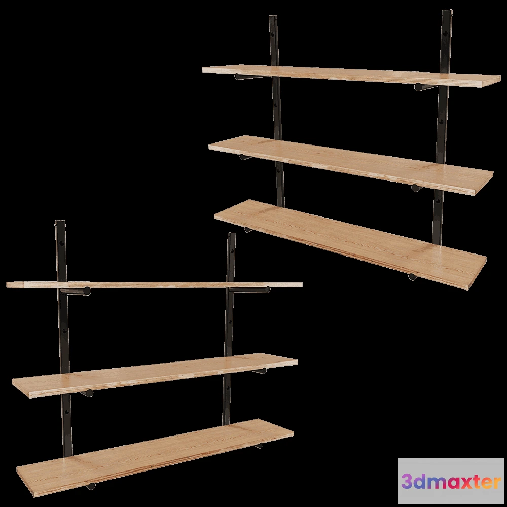 1628448 - Zuiver Group   - Wall shelf Bundy 3D Max