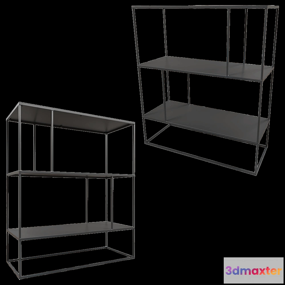 1628450 - Zuiver Group   - Shelf Son Grey 3D Max