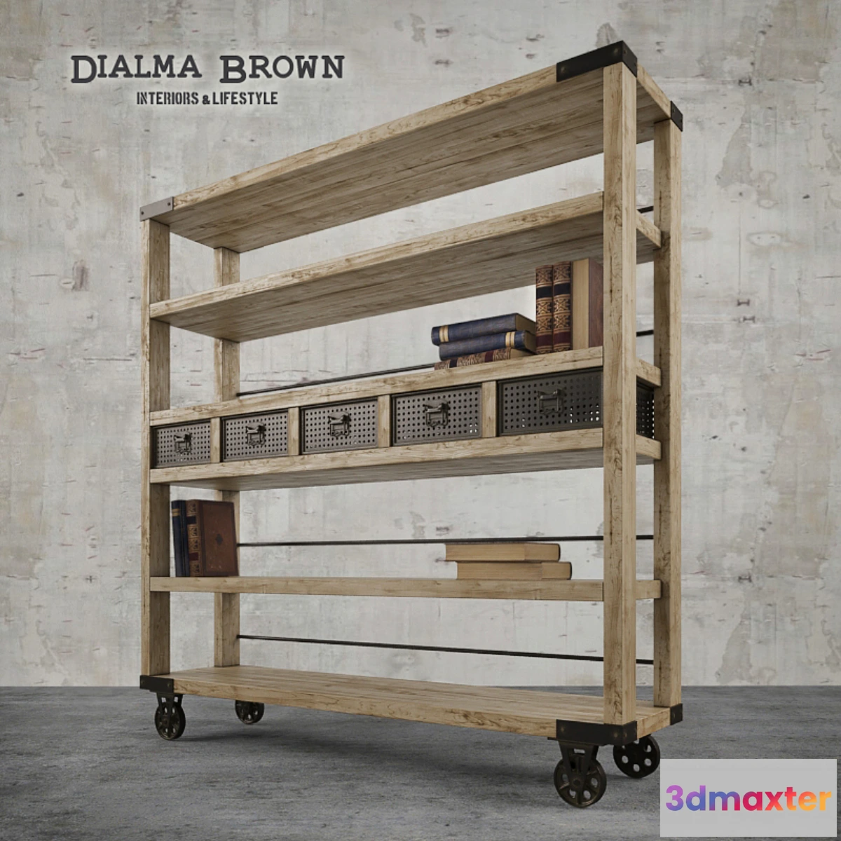 640819 - Shelving Dialma Brown DB003739