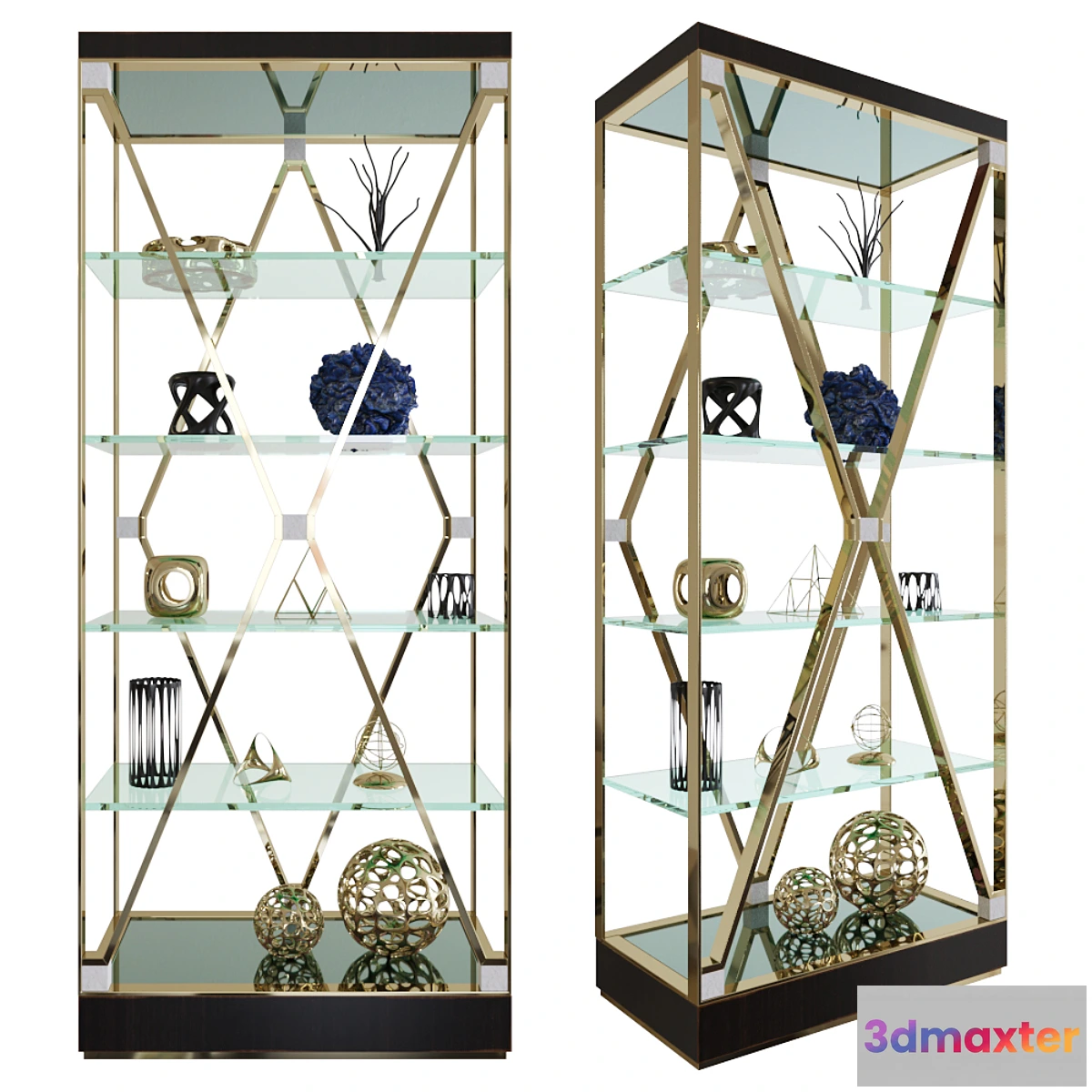 655735 - Decor set Marioni  4 DEBBIE SMALL BOOKCASE