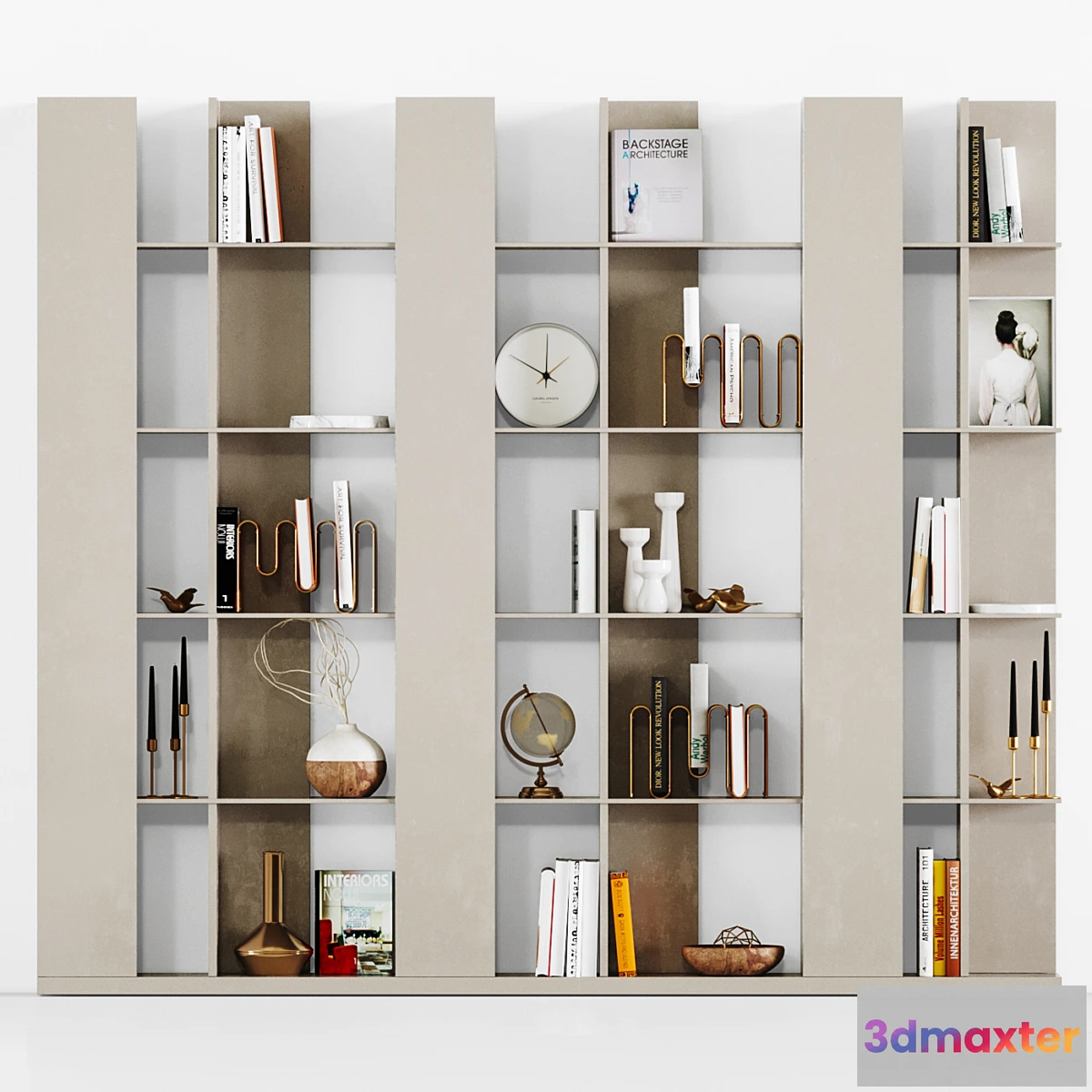 700664 - modern bookshelf 01