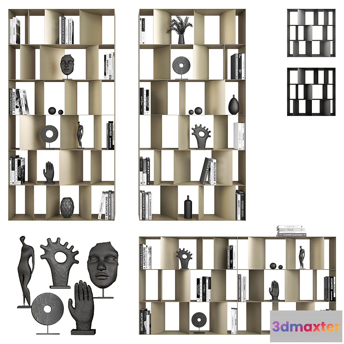 733235 - Nautilus Cattelan Italia Bookcases - No.2