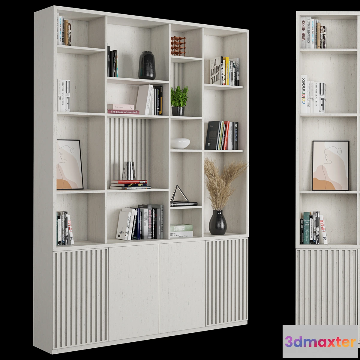 761835 - Rack and Bookcase 09
