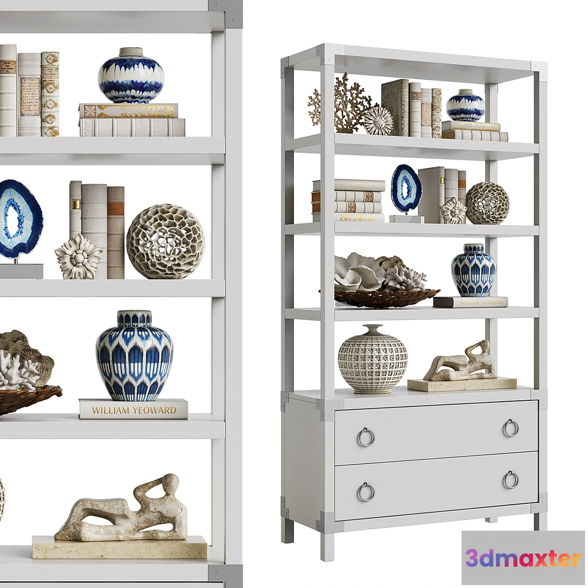 761845 - Horchow reyes ettagere