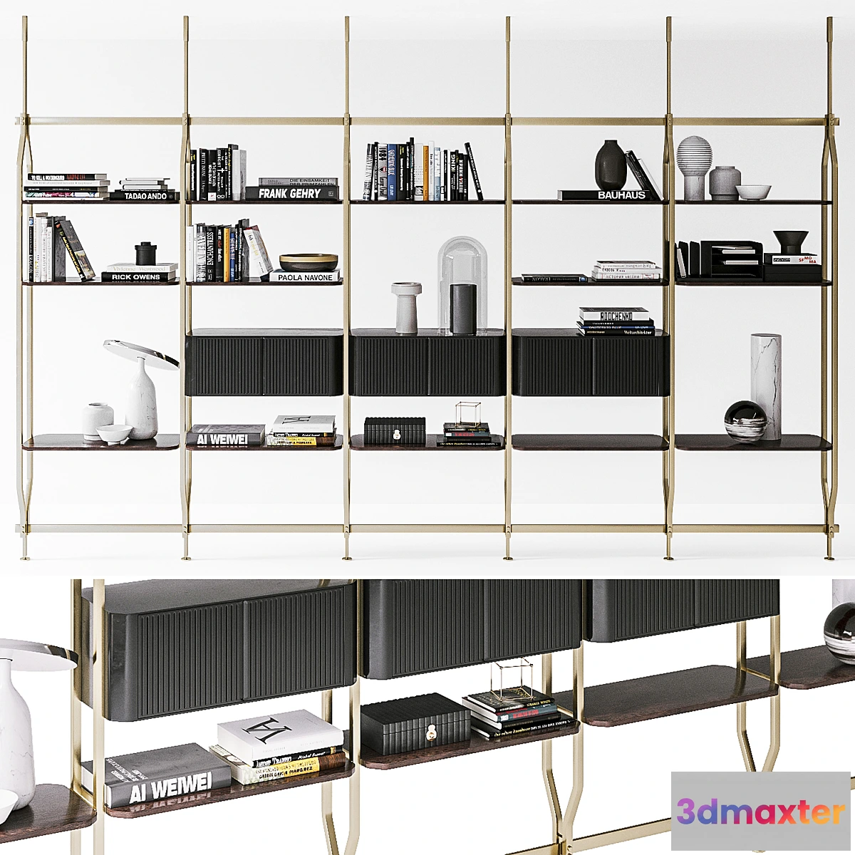 782596 - Rack Bontempi Charlotte Ceiling Fixing