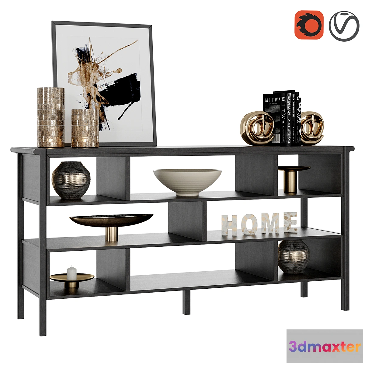 852843 - Dantone Home Contempo Shelving - No.7