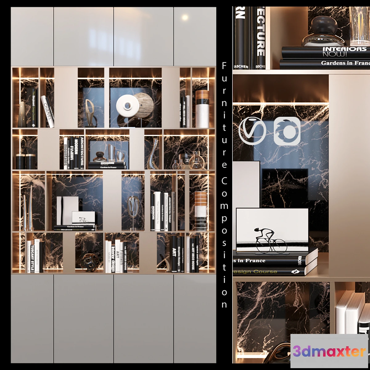 860261 - Furniture Composition  25 - No.4