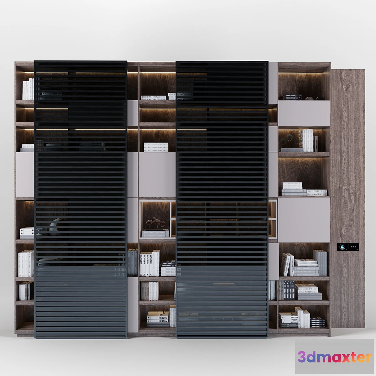 880108 - Bookcase Modern - No.4