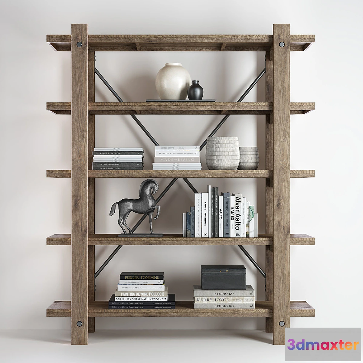 902966 - Pottery barn BENCHWRIGHT ETAGERE BOOKCASE - No.3