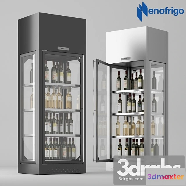 956798 - Enofrigio Wine Library 1p Island H220 P60